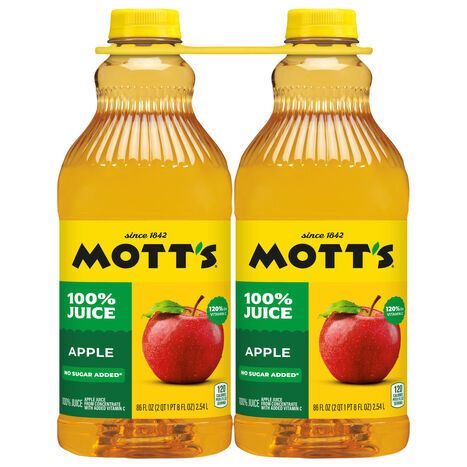 Mott's Apple Juice - 2 x 86 Fluid Ounces