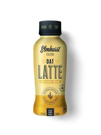Elmhurst 100% Whole Grain Oat Latte Golden Milk - 12 Ounces