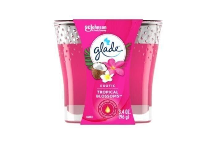 Glade - Exotic Tropical Blossoms Jar Candle (3.4oz)