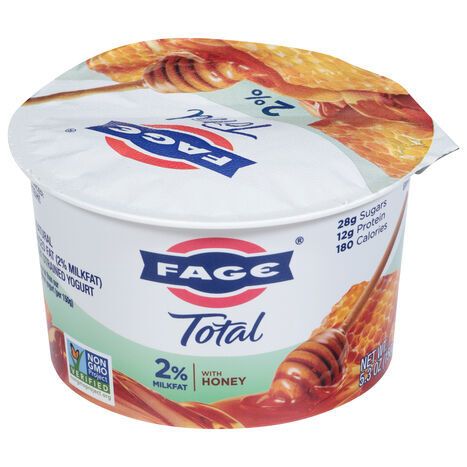 Fage Reduced Fat Strained Honey Greek Yogurt - 5.3 Ounces