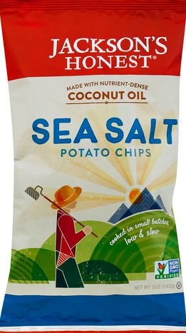 Jackson's Honest Potato Chips, Sea Salt - 5 Ounces