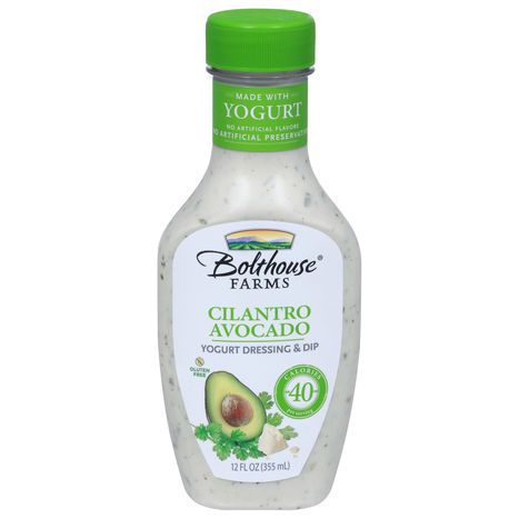 Bolthouse Farms Yogurt Dressing & Dip, Cilantro Avocado - 12 Fluid Ounces