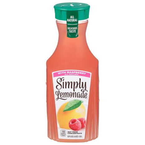 Simply Lemonade Raspberry Lemonade - 52 Fluid Ounces