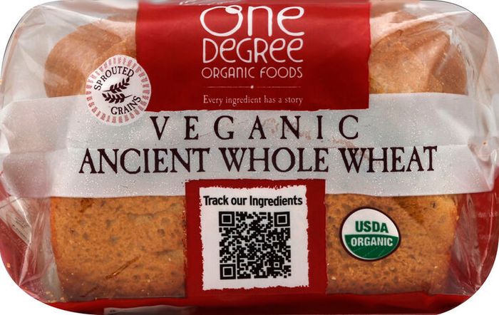 One Degree Organic Foods Bread, Veganic, Ancient Whole Wheat - 22 Ounces