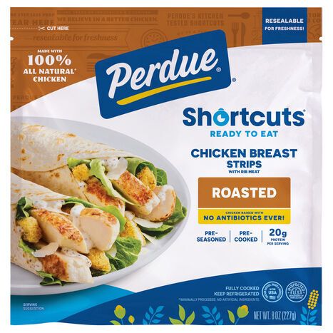 Perdue Roasted Chicken Breast Strips with Rib Meat - 8 Ounces
