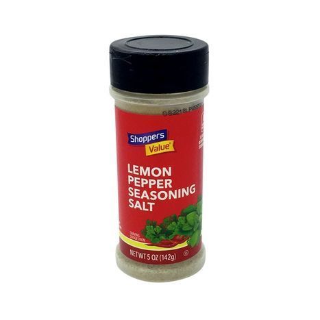 Shoppers Value Lemon Pepper Seasoning Salt - 5 Ounces