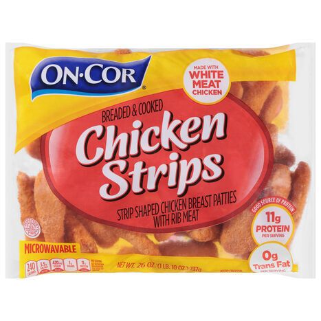 On-Cor Breaded & Cooked Chicken Strips - 26 Ounces