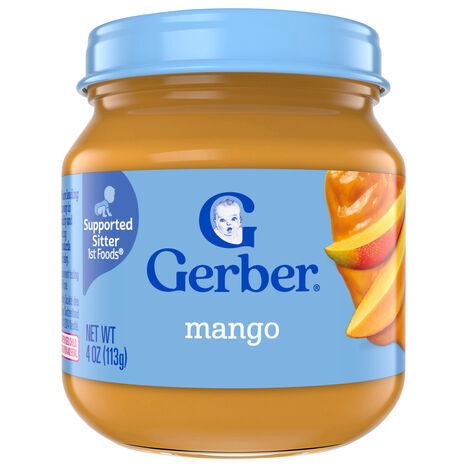 Gerber Supported Sitter 1st Foods Mango - 4 Ounces