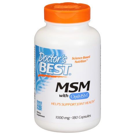Doctor's Best MSM, 1000 mg, Capsules - 180 Capsules