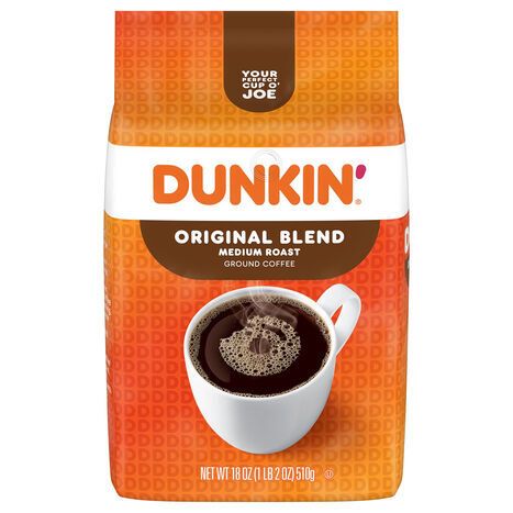 Dunkin' Ground Medium Roast Original Blend Coffee - 18 Ounces