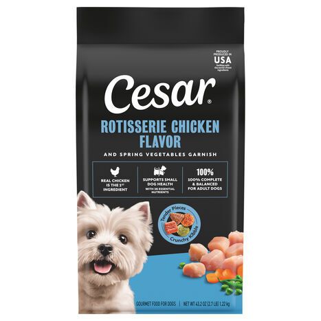 Cesar Gourmet Rotisserie Chicken Flavor Food for Dogs - 43.2 Ounces