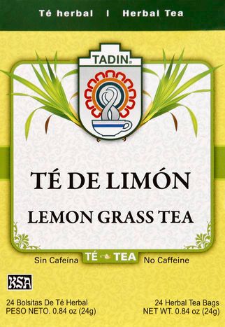 Tadin Herbal Tea, Lemon Grass, No Caffeine, Bags - 24 Tea Bags
