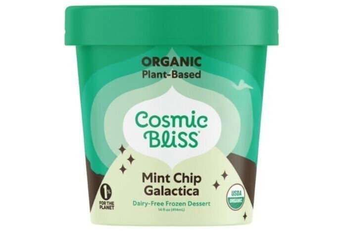 Cosmic Bliss - Mint Chip Galactica Organic Plant-Based Dairy-Free Frozen Dessert (14oz)