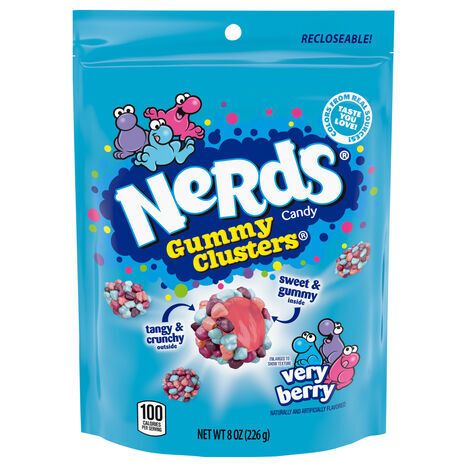Nerds Gummy Clusters Very Berry Candy - 8 Ounces