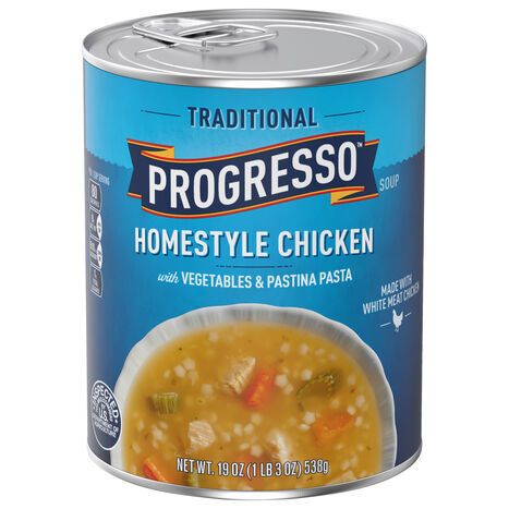 Progresso Homestyle Chicken with Vegetables & Pastina Pasta Soup - 19 Ounces