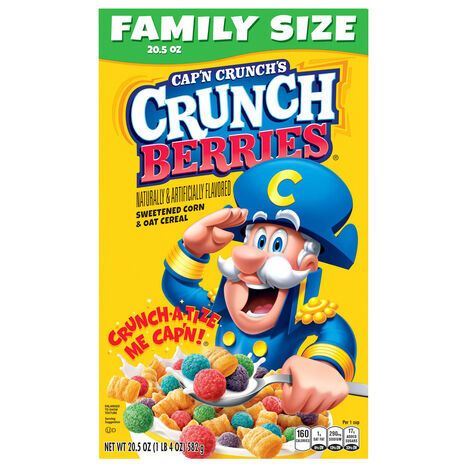 Cap'n Crunch's Crunch Berries Cereal Family Size - 20.5 Ounces