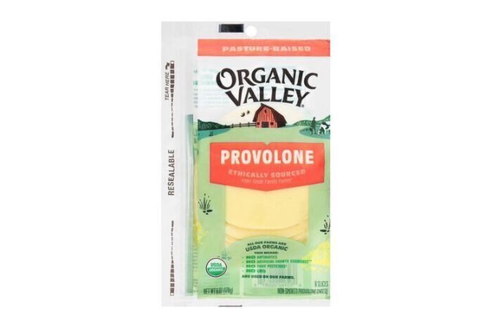 Organic Valley Sliced Provolone Cheese - 6 Ounces