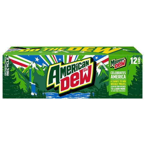 Mountain Dew Soda - 12 Cans