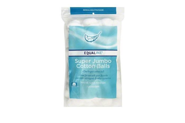 Equaline Jumbo Cotton Balls - 70 Count