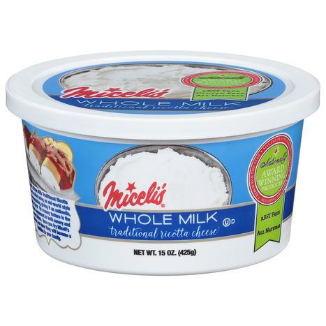 Miceli's Ricotta Cheese, Whole Milk, Traditional - 15 Ounces
