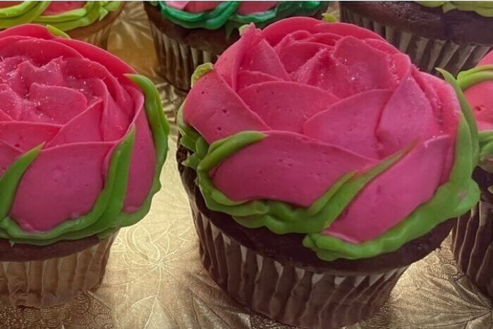 Rose Cupcake (Chocolate) - Single - From Our Bakery