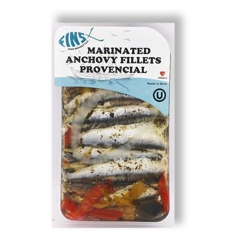 Fins Marinated Anchovy Provencial Fillets - 4.41 Ounces