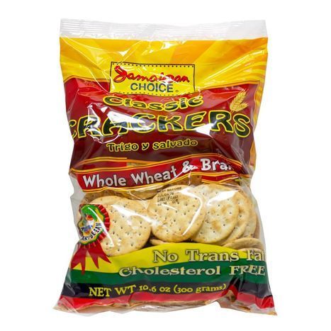Jamaican Choice Whole Wheat and Bran Crackers - 10.6 Ounces