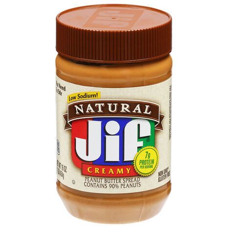 Jif Natural Creamy Peanut Butter Spread - 16 Ounces