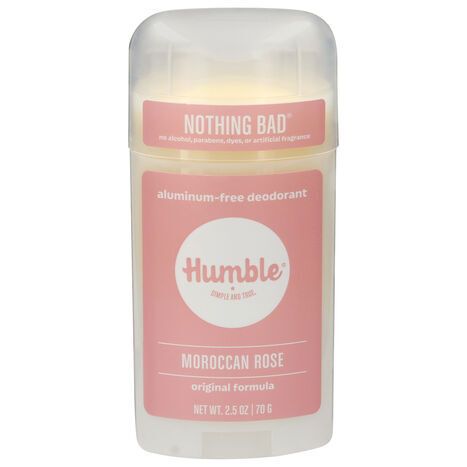 Humble Aluminum-Free Moroccan Rose Deodorant - 2.5 Ounces
