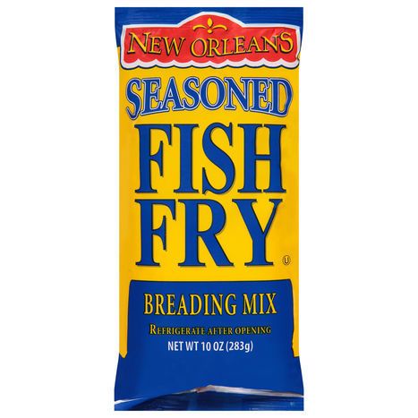 New Orleans Breading Mix, Fish Fry, Seasoned - 10 Ounces