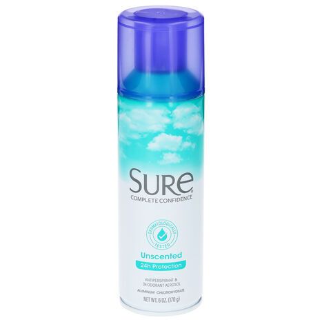 Sure 24H Protection Unscented Antiperspirant & Deodorant - 6 Ounces