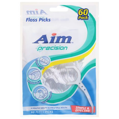 Aim Floss Picks - 60 Floss Picks