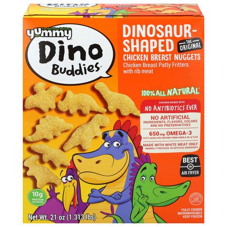 Yummy Dinosaur-Shaped The Original Chicken Breast Nuggets - 21 Ounces