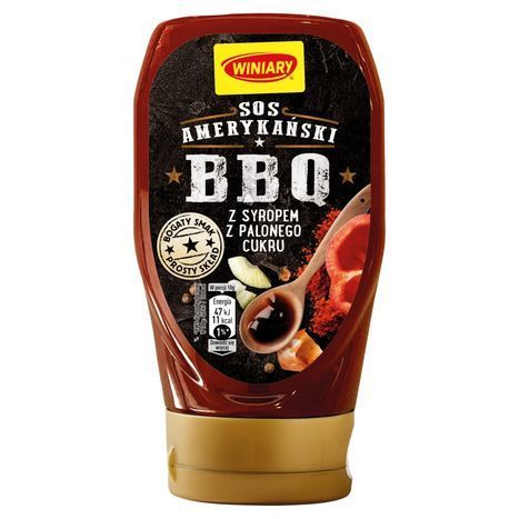 Winiary American BBQ Sauce with Burnt Sugar Syrup - 12.2 Ounces