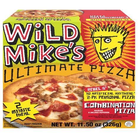 Wild Mike's Ultimate Rebel Personal Combination 5 Inch Pizza - 2 Pack