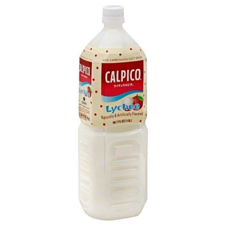 Calpico Soft Drink, Non-Carbonated, Lychee - 16.9 Ounces