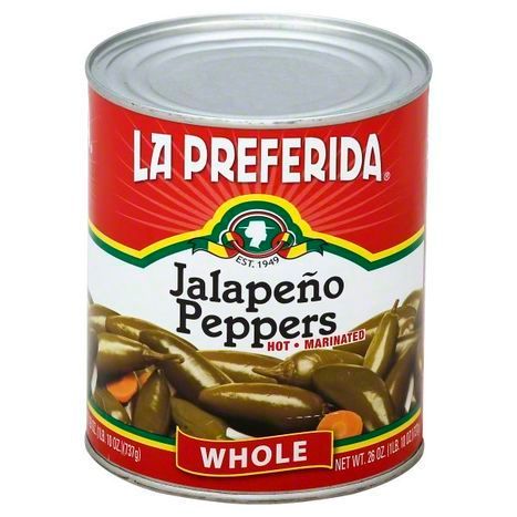 La Preferida Jalapeno Peppers, Hot, Marinated, Whole - 26 Ounces