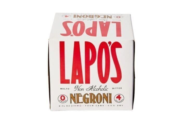 Lapo's Non-Alcoholic Negroni 8oz Cans (4 Pack)