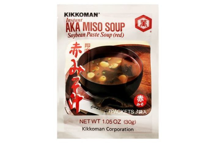 Kikkoman Soup, Instant, Soybean Paste, (Red), Aka Miso - 1.05 Ounces
