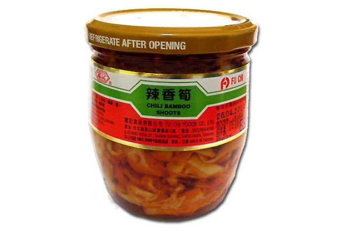 Wu Chung Chili Bamboo Shoot Tips - 10 Ounces