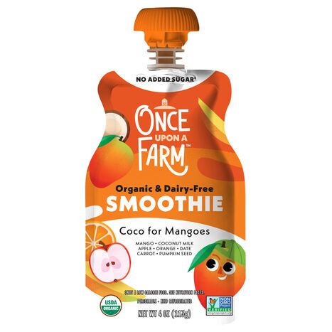 Once Upon a Farm Organic & Dairy-Free Coco for Mangoes Smoothie - 4 Ounces