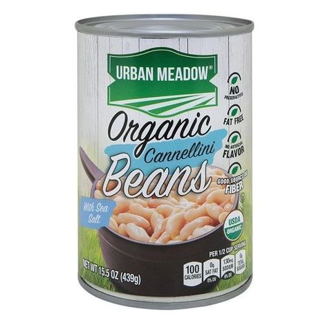 Urban Meadow Green Organic Cannellini Beans - 15.5 Ounces