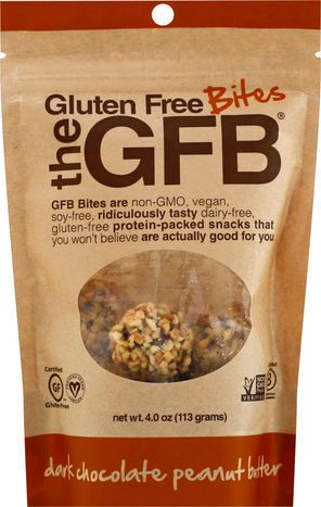 GFB Bites, Gluten Free, Dark Chocolate Peanut Butter - 4 Ounces