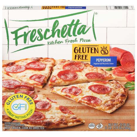 Freschetta Pizza, Gluten Free, Pepperoni - 17.78 Ounces