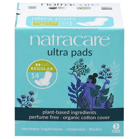 Natracare Regular Ultra Pads - 14 Ultra Pads