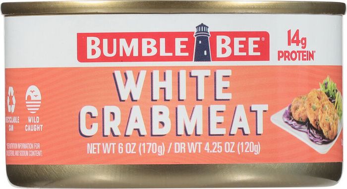 Bumble Bee White Crabmeat - 6 Ounces