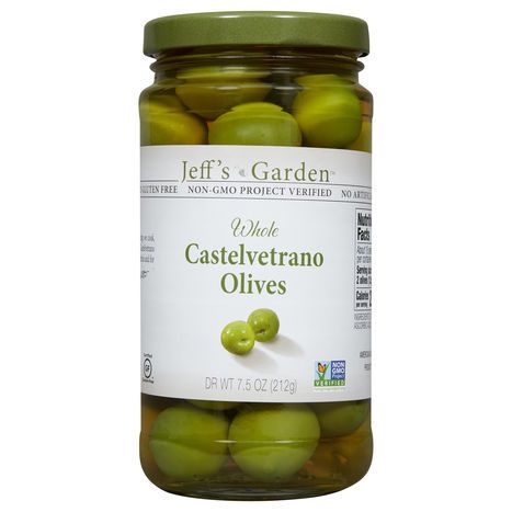 Jeff's Garden Castelvetrano Olives, Whole - 7.5 Ounces
