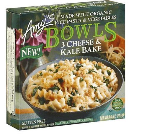 Amy's Gluten Free 3 Cheese & Kale Bake Pasta Bowl - 8.5 Ounces