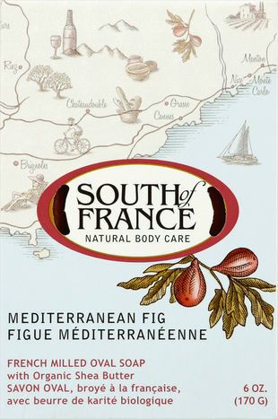 South of France Oval Soap, French Milled, Mediterranean Fig - 6 Ounces