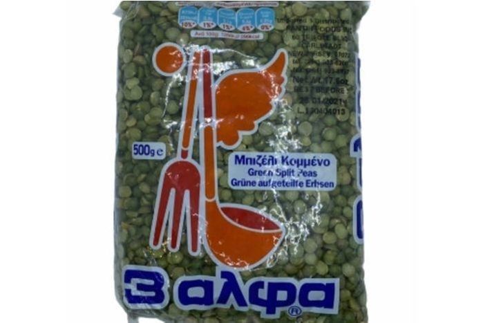 3Alfa Green Split Peas 500g